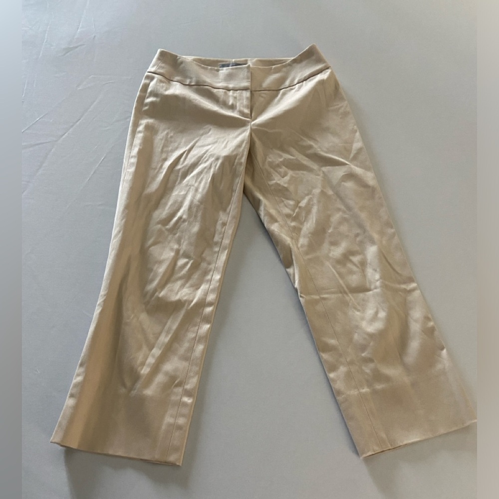 Classiques Entier Tan cropped straight trouser Pants size 2
